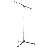 New K&M 21090-500-55 Heavy-Duty Mic Stand w/ Telescoping Boom Black